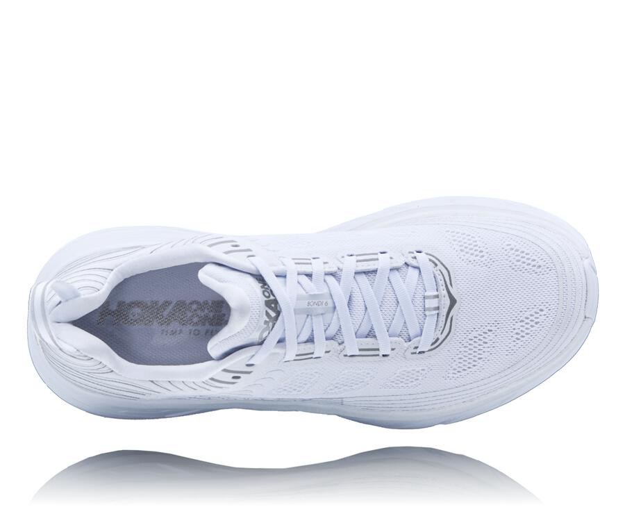 Hoka One One Bondi 6 Löparskor Herr - Vita - SJXOM-8176